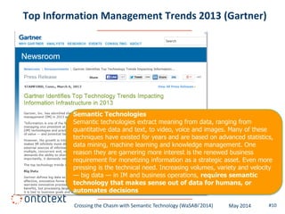 Crossing the Chasm with Semantic Technology | PDF