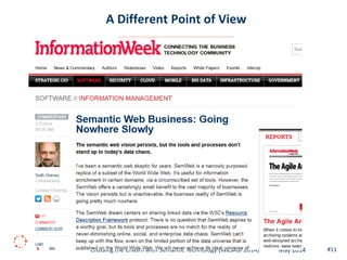 Crossing the Chasm with Semantic Technology | PDF