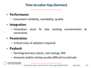 Crossing the Chasm with Semantic Technology | PDF