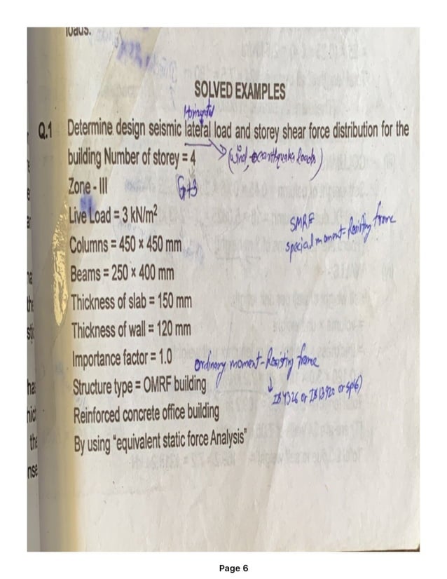 WASA WIND AND SEISMIC ANALYSIS building design notes unit 3 with numerical practices.pdf