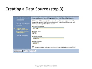 Creating a Data Source (step 3)

Copyright © Oded Nissan 2009

 