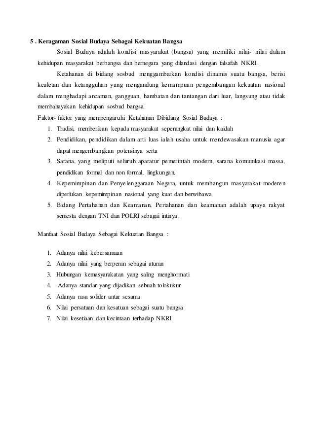 Wawasan Kebangsaan Dalam Kerangka Nkri