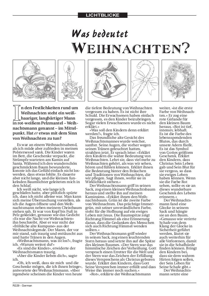 Was bedeutet weihnachten