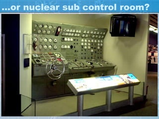 …or nuclear sub control room? 