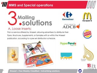 Waseet – Free Weekly Classified / Advertising solutions MMS and  Special operations 