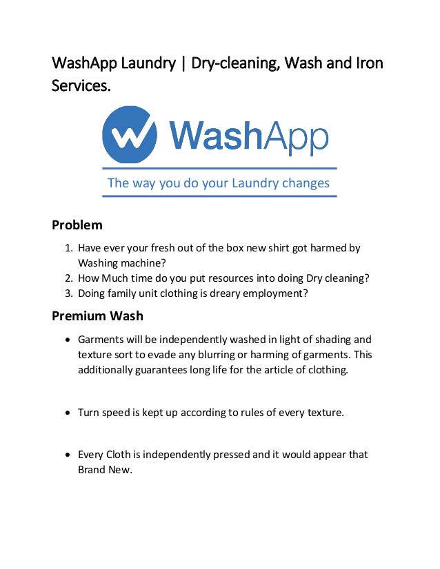 Washapp laundry hyderabad