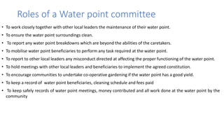 Water Point Group Decomp Prepared by Dr. Ibrahim Abdi Hassan wash committees training.pptx