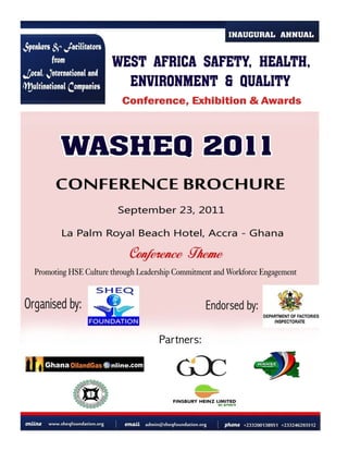 WASHEQ CONFERENCE BROCHURE 2011