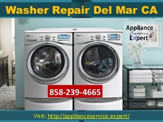 Washer Repair Del Mar CA
Visit: http://applianceservice.expert/
858-239-4665
 