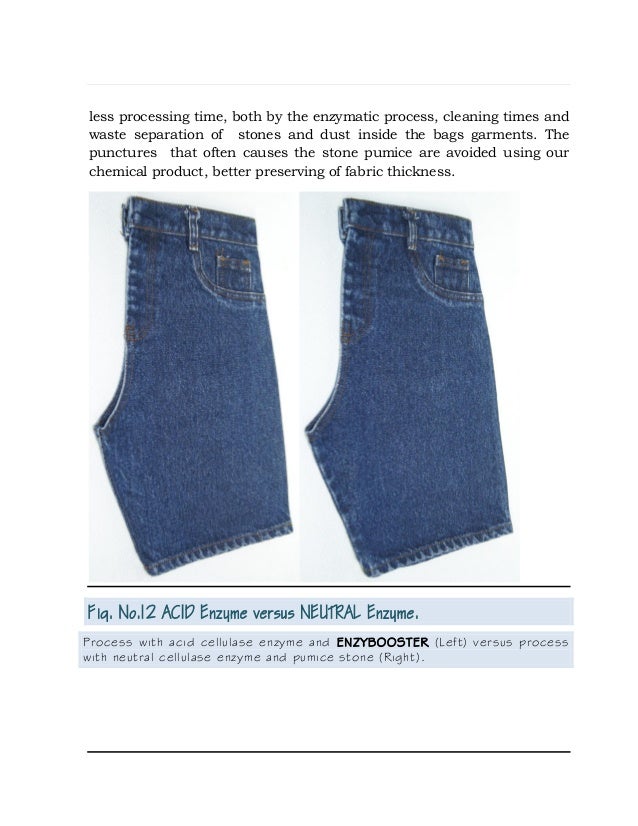 Washing Denim with Stonefree Process Enzybooster