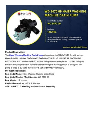 Wash Components Washing Machine Parts- PartsIPS.pdf