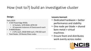 Turning Evidence into Insights: How NCIS Leverages Elastic | PDF