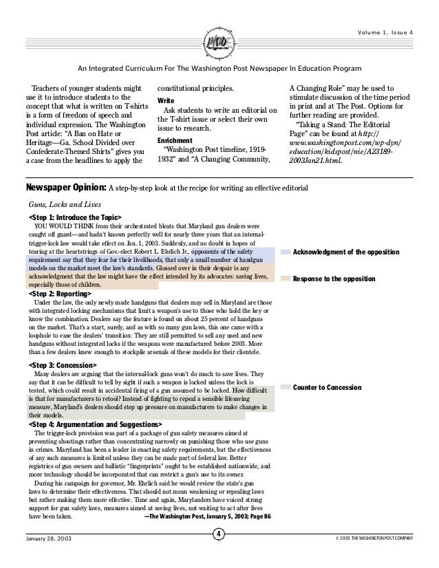 Beyond argument a handbook for opinion writers and editors