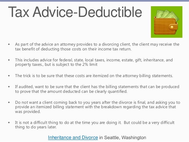 Tax Consquences in Divorce in Washington State Tax Consquences in Divorce in Washington State
