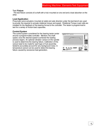 Wash machine test equipment | DOCX