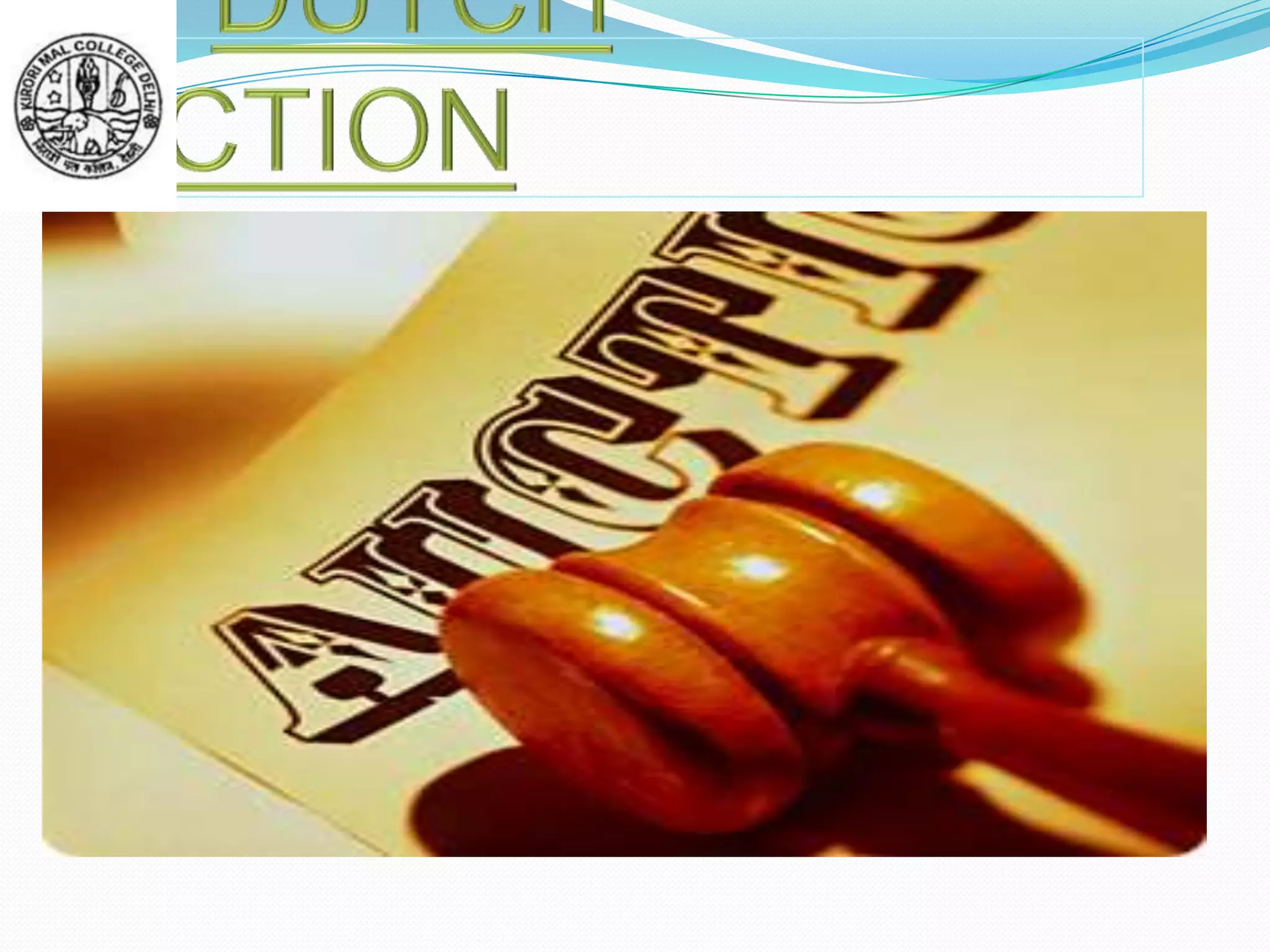 DUTCH AUCTION | PPTX