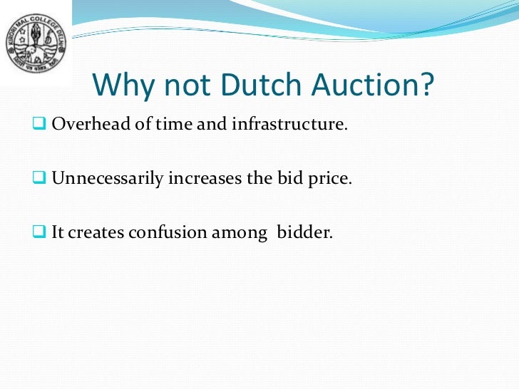 DUTCH AUCTION