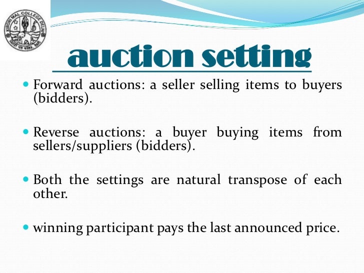 DUTCH AUCTION