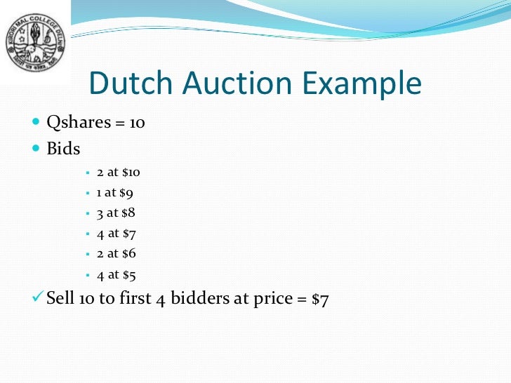 Google ipo dutch auction 2020