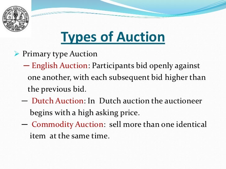 DUTCH AUCTION