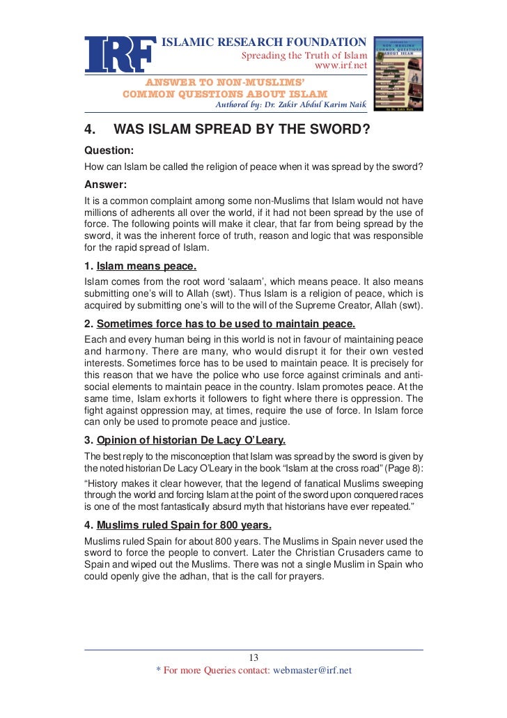 Why Did Islam Spread So Quickly Document Answers Why Did Islam Why Did Islam Spread So Quickly Document Answers Why Did Islam