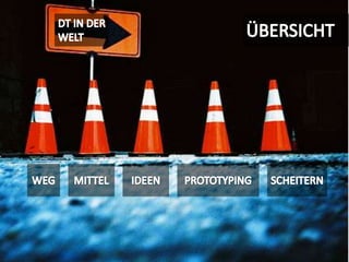 ÜBERSICHTDT IN DER WELTWEGMITTELIDEENPROTOTYPINGSCHEITERN