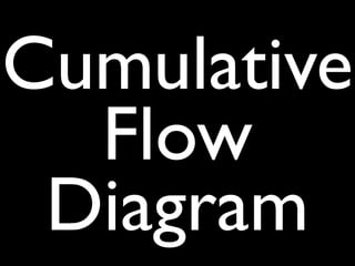 Cumulative
  Flow
 Diagram
 