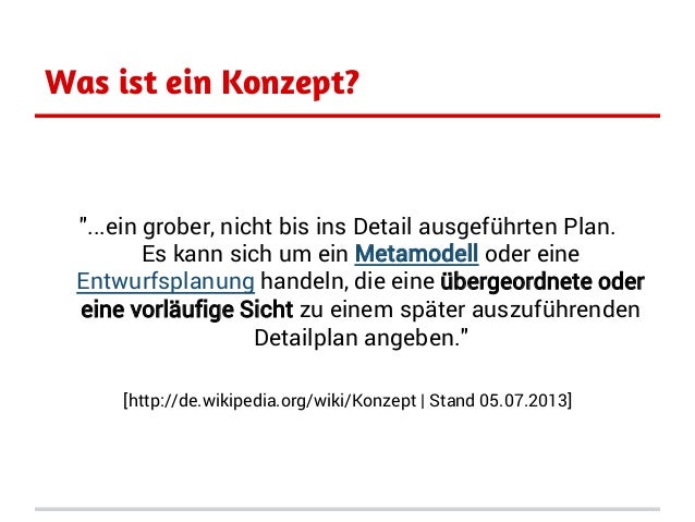 Konzept [wtf]?