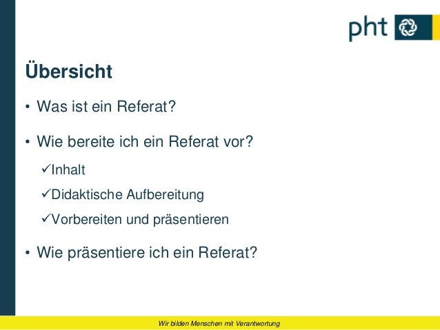 Wie Bereite Ich Ein Referat Vor