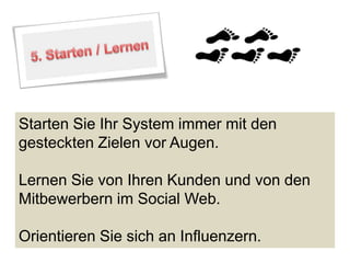 Wichtige Kanäle auf denen Kunden sindDen richtigen Umgangston findenProfile richtig und vollständig ausfüllen4. SchrittVollständig und gezielt ausgefüllte Profile bringen auch SEO-technisch Vorteile.