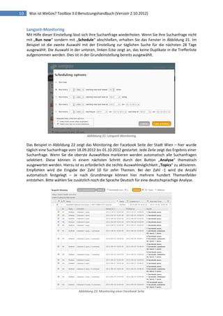 10    Was ist WeGov? Toolbox 3.0 Benutzungshandbuch (Version 2.10.2012)


     Langzeit-Monitoring
     Mit Hilfe dieser E...