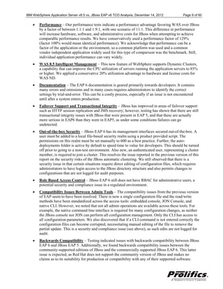WebSphere Application Server JBoss TCO analysis | PDF