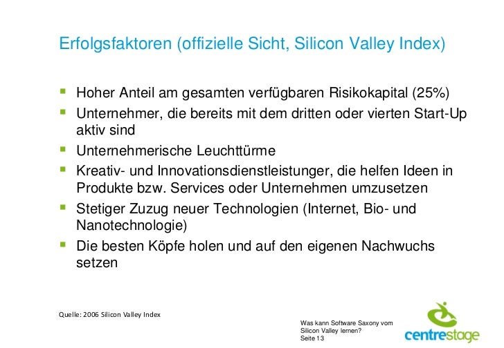 Was Kann Software Saxony Vom Silicon Valley Lernen