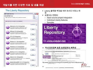 개발자 지향 WAS : IBM WebSphere Liberty Server