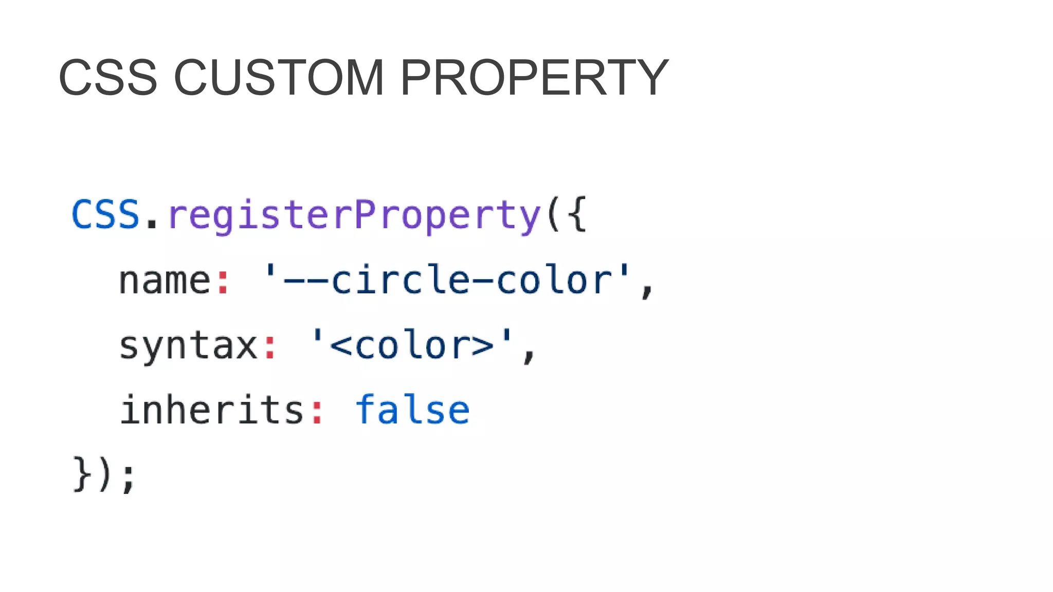 CSS CUSTOM PROPERTY
 