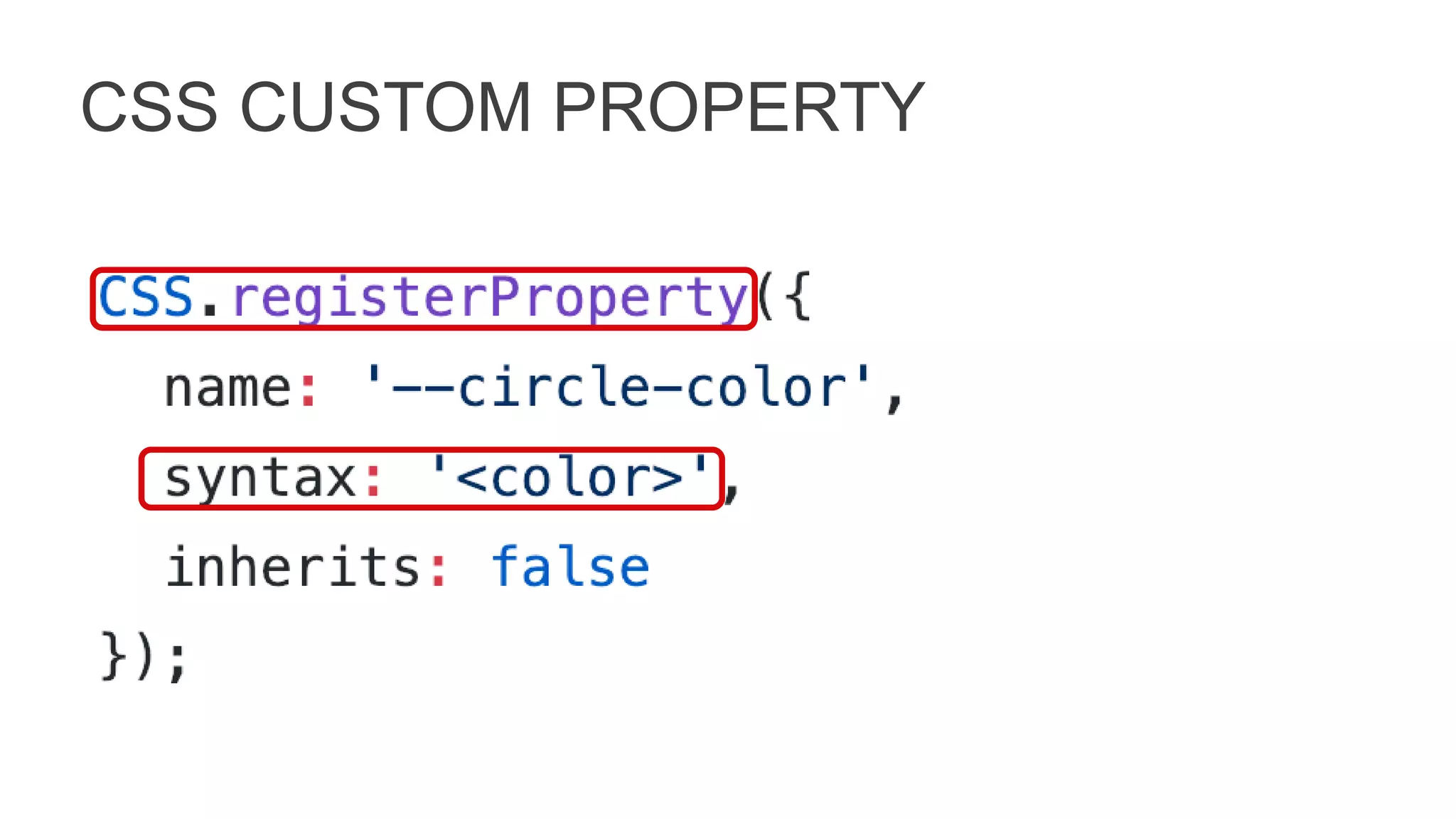 CSS CUSTOM PROPERTY
 