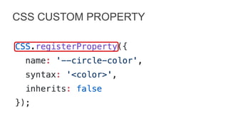 CSS CUSTOM PROPERTY
 