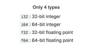 Only 4 types
 