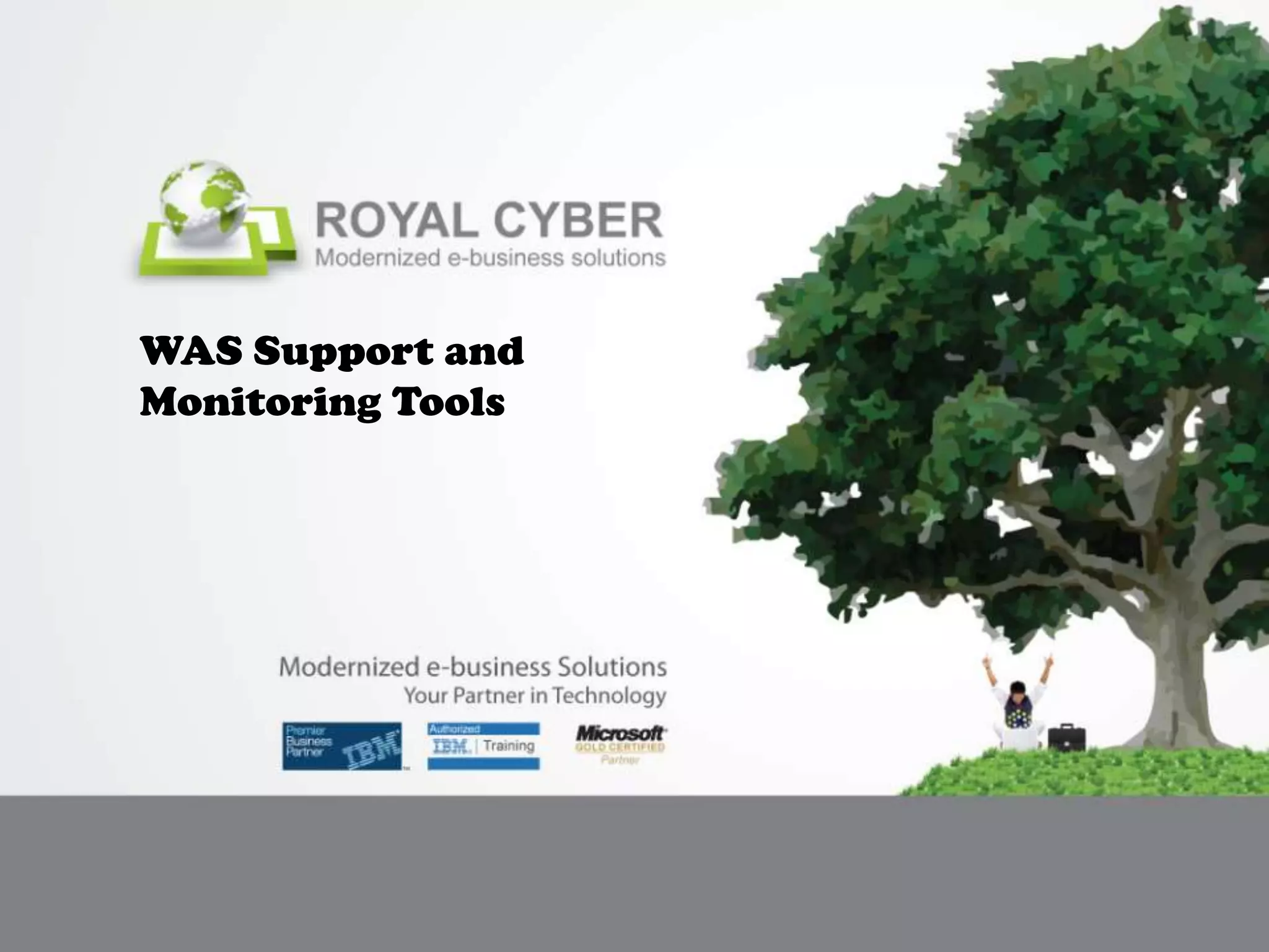 WAS Support and
Monitoring Tools
 