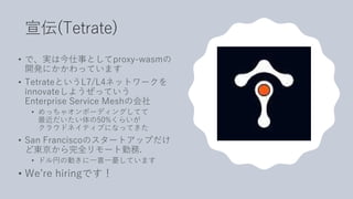 宣伝(Tetrate)
 