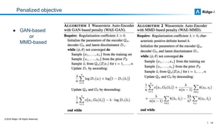 [Ridge-i 論文よみかい] Wasserstein auto encoder | PPTX