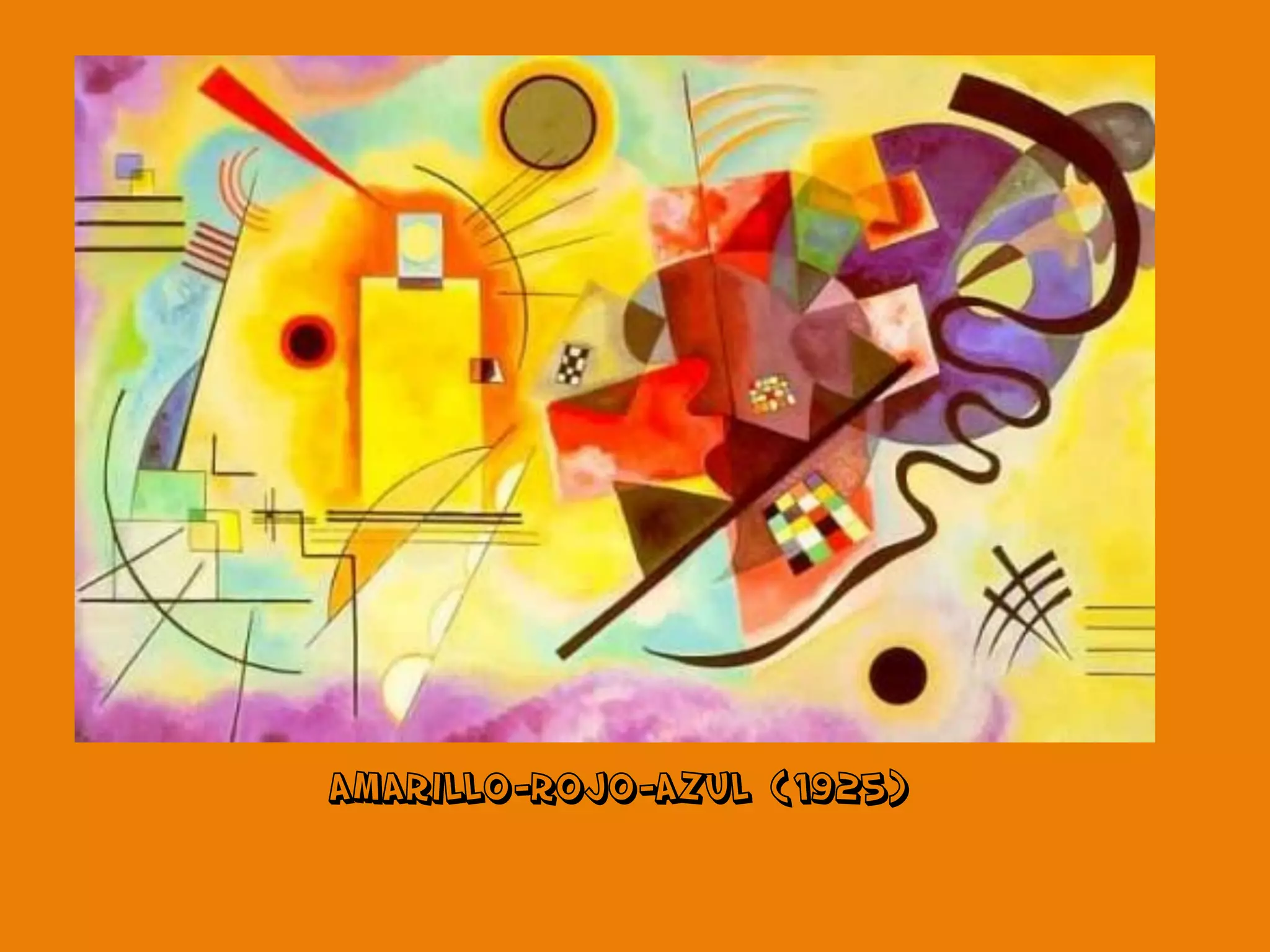 AMARILLO-ROJO-AZUL (1925)