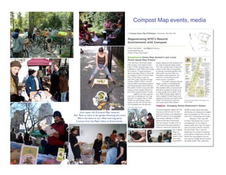 Compost Map events, media
 