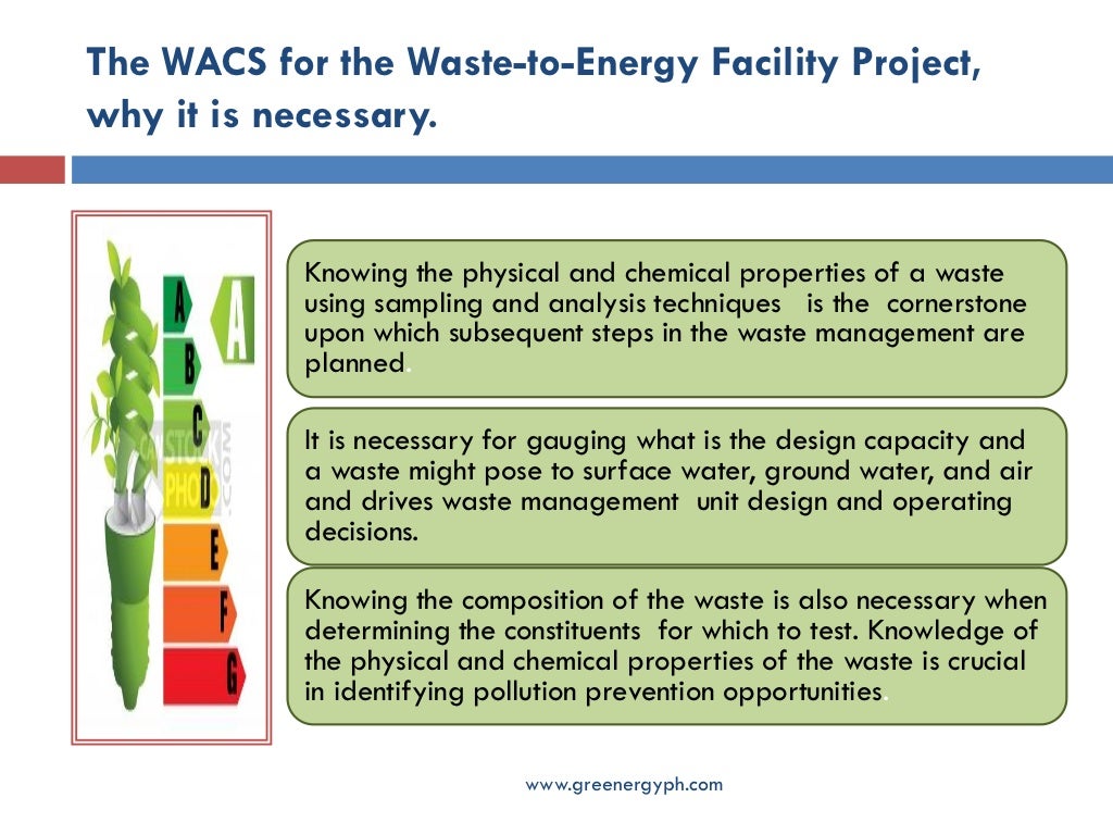 Waste analyses and characterization study (wacs for wte project) gree…