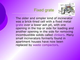 Waste Burning Inceneration | PPT