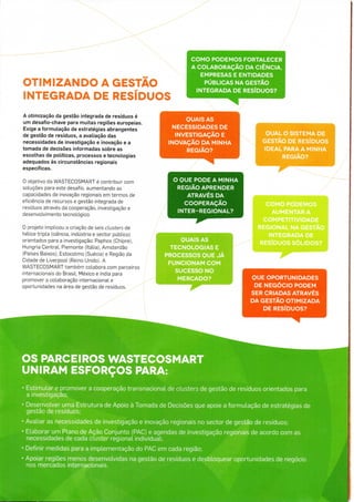 WASTECOSMART - Gestão inovadora de resíduos sólidos