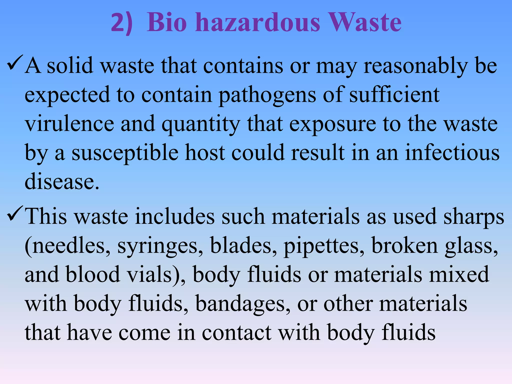 Waste disposal 112070804005