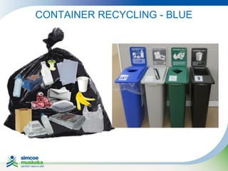 CONTAINER RECYCLING - BLUE

 