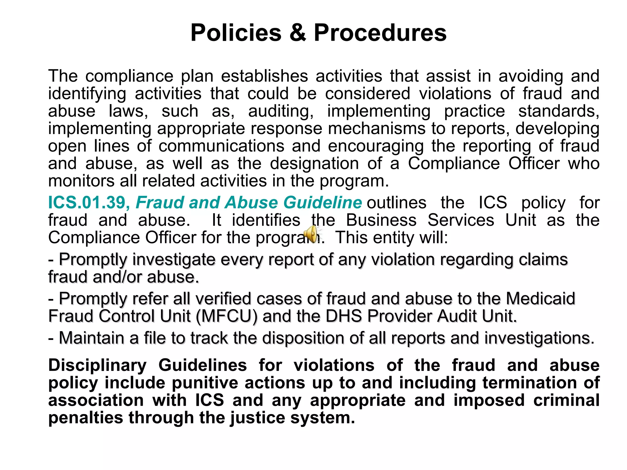 Waste, Fraud & Abuse Training | PPT