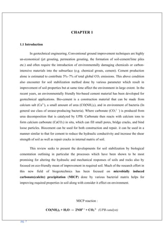 BIOCEMENTATION FOR SAND USING WASTE (CONTAIN CALCIUM SOURCE) | PDF